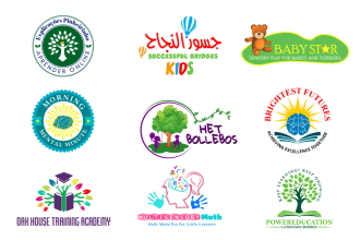 design educational logo for school colleges and university