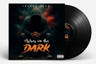 design stunning single album art and album cover