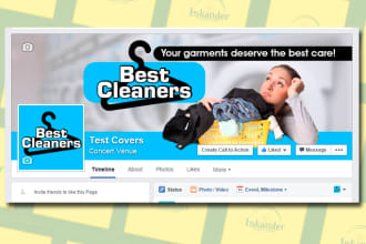 create a facebook cover or banner