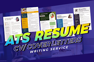 do ats resume writing and resume editing CV and linkedin