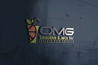 design a modern logo for cafe bar bakery and smoothie brands