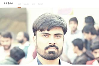 make a personal web portal, front webpage