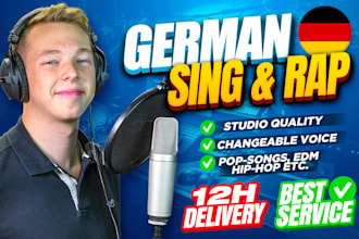 sing or rap german lyrics you provide