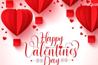 create nice valentine or love greeting card