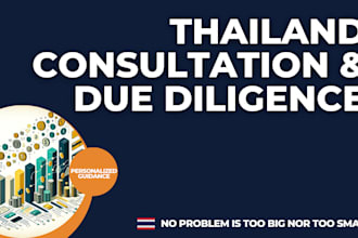 provide thailand consultation and investment due diligence