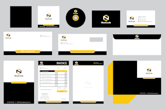 design business card, letterhead and stationary items