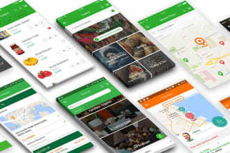 complete mobile app  with ui ux design with source code