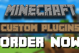 develop or customize minecraft plugins for you