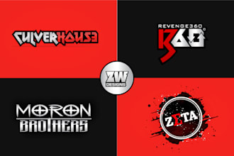 design a catchy rock style dj, music, band logo