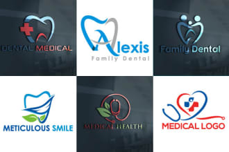 do professional health medical dental clinic logo design