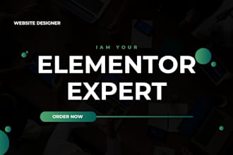 design your elementor website
