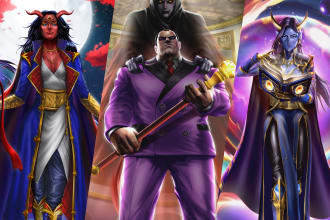 make amazing fantasy and cool dnd illustration for you