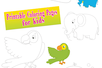 design fun coloring pages for kids