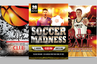 do sports flyers soccer basketball ladies night sexy party