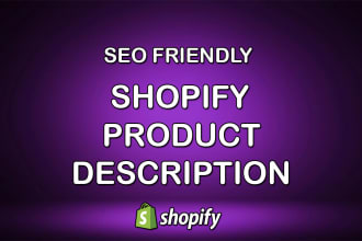 write shopify product description