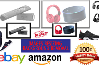 amazon, ebay, resize images, background removal, crop images