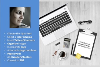 professionally format your document and layout design