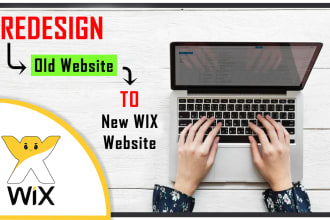 design wix website or redesign a wix website or wix online store