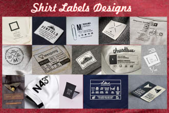 do brand custom clothing label, tags design