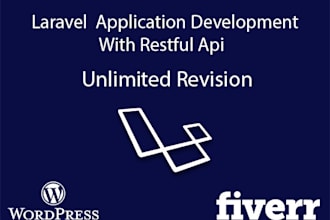 create laravel appilication and restful api development