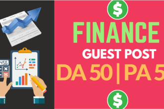 do guest post on high quality finance blog