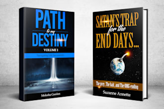 create an elegant book cover design in just 8 hours