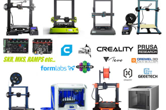 setup custom firmware and calibrate 3d printers and cnc