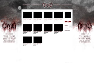 design your bandcamp page