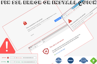 fix SSL errors and make it https secure website