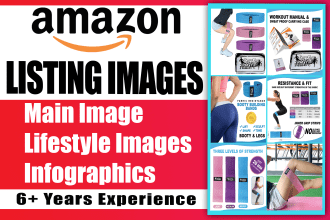 do photoshop editing for amazon products and brand content