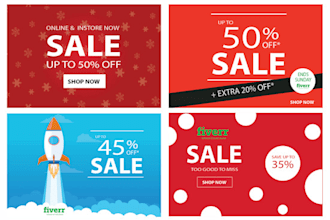 design high professional animated gif banner ads