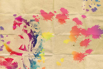 create an amazing water color splash photo of you or anyone