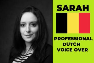 record your professional dutch flemish vlaamse voice over