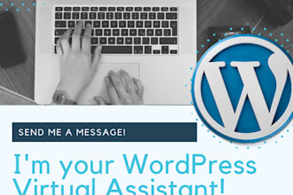 be your wordpress virtual assistant