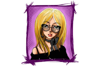 draw your portrait in my own style