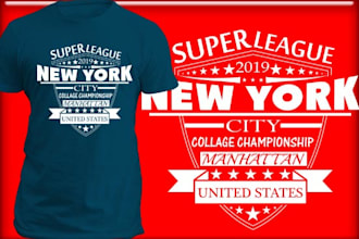 design awesome typography t shirt