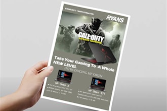 create promotional eye catchy flyers