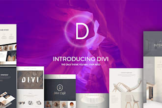 create wordpress divi website
