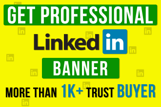 design linkedin banner for your business page or profile