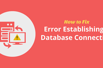 fix database connection error in wordpress