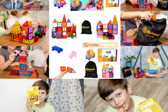 shoot amazon product photography,lifestyle or video,ugc ad,tiktok with kid model