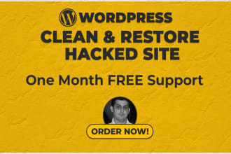 do wordpress malware removal and security setup
