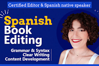 do spanish book editing and ebook proofreading