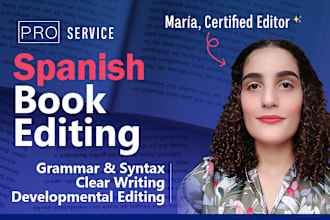 do spanish book editing and ebook proofreading