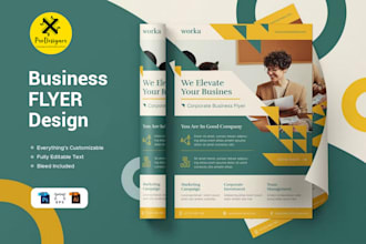 create, design, and adapt your vision into professional business flyer