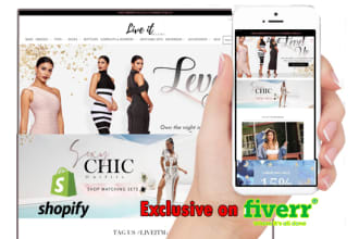 design shopify store,theme,template, custom shopify website