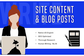 write SEO articles, blog posts, or website content that engage readers