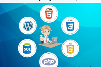 do your html, css, php, javascript, mysql projects