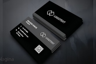 create modern business card design for you business