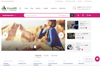 create or design wordpress woocommerce website